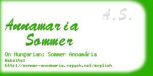annamaria sommer business card