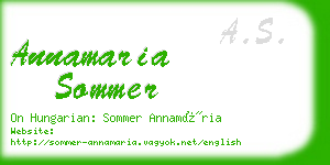 annamaria sommer business card